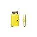 Secrid Women Mini Wallet Genuine Leather in crisple pattern RFID Safe Card Case for max 12 cards 16mm slim Yellow