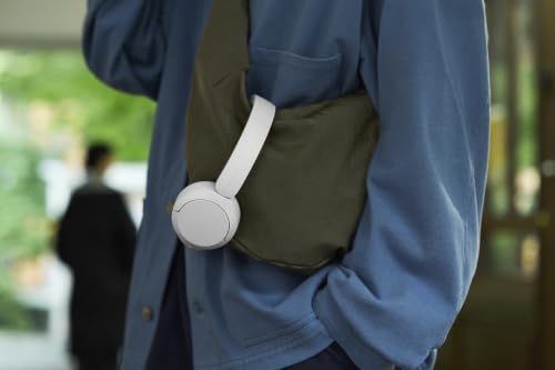 Sony WH-CH530 Wireless On-Ear Bluetooth Headphones with Microphone, White | Comfortable Lightweight Design, Up to 55 Hrs Battery with Quick Charging, Multipoint Connection, Clear Calls, Swivel design - image 8