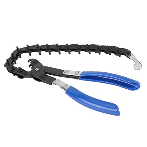 Universal Exhaust Pipe Cutter Tool Chainsaw Cutting Chain 15-Blade Set 3/4-3 Inch Diameter Non-Slip Ergonomic Handle for Hard-to-Reach Areas Automotive Repair