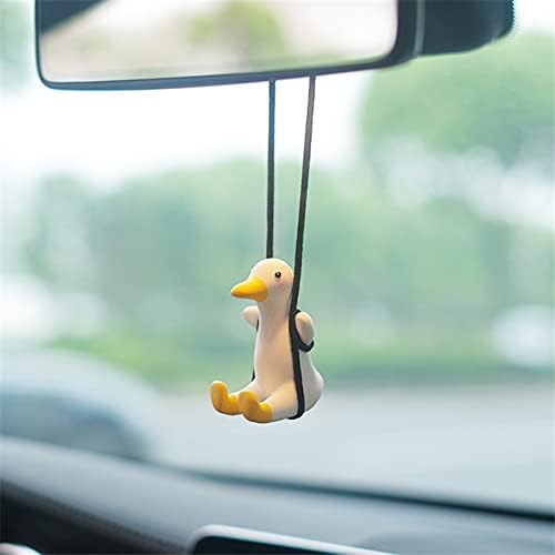Car suspension accessories, cute swing duck, car pendant, swinging car rearview mirror pendant pendant, car accessories, handmade refueling duck