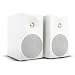 Woxter Dynamic Line 410 White - 2.0 Stereo-Lautsprecher (angetrieben mit 150W Leistung, Holz, 4, Woofer, 2 Hochtöner, 3,5 mm, RCA, Bassreflex-Control (Lautstärke, Höhen, Bass), weiß, SO26-075