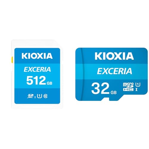 �y�Z�b�g�����zKIOXIA(�L�I�N�V�A)�y���{���zSD�J�[�h 512GB SDXC UHS-I Class10 �Ǐo���x100MB/s �������K�i ���[�J�[�ۏ�5�N KLNEA512G + microSD 32GB UHS-I Class10 (�ő�Ǐo��