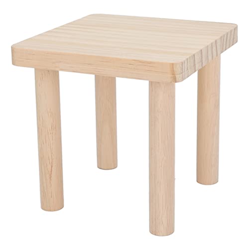 HEEPDD Holzplattform für Hamster, Rennmäuse und Mäuse, Kleintier-Ständerplattform, Nagerhaus