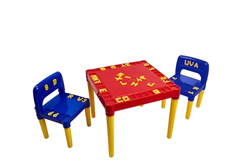 Mesa e cadeira Infantil Vermelha Tritec
