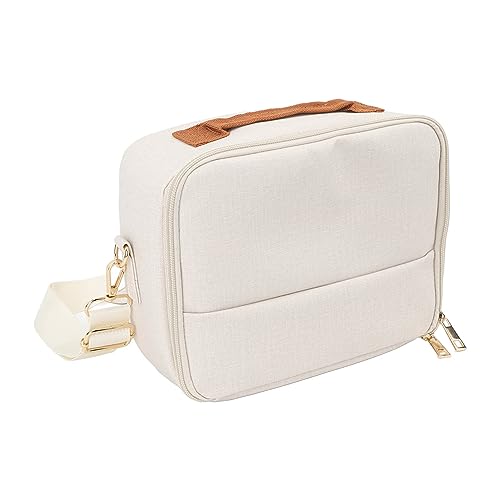 Sac photo reflex grande capacité beige avec doublure de protection épaisse