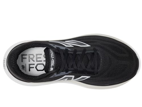 New Balance Women's Fresh Foam X More V6 Running Shoe, Black/Grey Matter/Castlerock, 9 M2