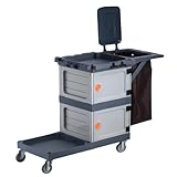 Profi-Reinigungswagen,Haushaltsreinigung Wagen,Hotelreinigung Handwagen,Reinigungswagen...