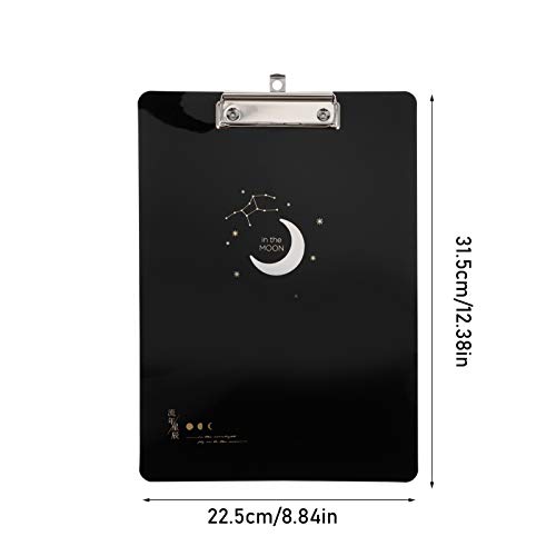 Prancheta de plástico NUOBESTY A4 com laço para pendurar, leve, resistente, durável, para papelão, p