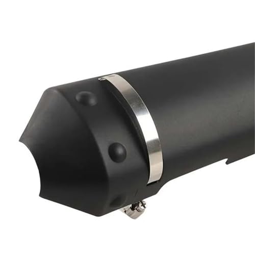Protector térmico de escape para moto con deflector liso anti caídas 2