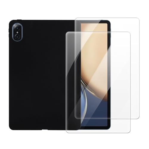 Funda Honor Tablet V7 Pro 11.0 con protector de pantalla de vidrio templado negro