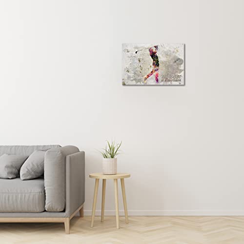 Golf Wall Art Prints - Motivational Canvas Wall Art - Sports Inspirational Quotes Canvas Framed Golf Posters - Sports Room Decor For Men Kids Teenagers - Golf Poster Set For Bedroom Man Cave - Golf Wall Decor - Golf Boys Bedroom Decor #TOP1