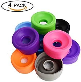 Royal Majesty 4 Pieces Colorful Soft Silicone Replacement Vacuum Pump Sleeve Cover For Men Condom