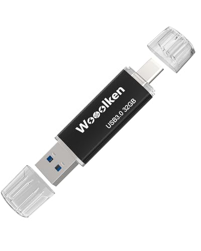 USBメモリ Type C 32GB Wooolken USBフラッシュドライブ 2in1 OTG USB 3.0 + USB Cメモリ タイプC 高速伝送デュアルド サムドライブ