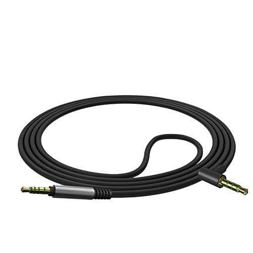 Image of GEEKRIA 3.5mm 5-Pole to 4-Pole Audio Cable Compatible with Logitech G Pro X /X2, G433, G233 Gaming Headset, Replacement Stereo Cord (4 ft / 1.2 m)