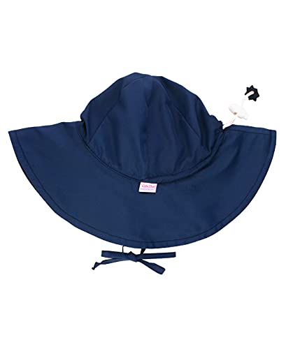 Image of RuffleButts Baby-Girls Sun Hat Floppy Wide Brim UPF 50+ - Baby Sun Hat with Sun Protection