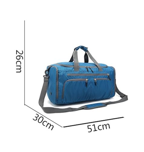 Convertible Suit Travel Bag 20in Travel Duffle Bag For Men, Duffel Bag With Shoes Compartment Overnight Bag For Women hanging garment duffel bag (Color : D, Size : 51 * 30 * 26cm)2