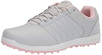 Skechers Go Pivot Spikeless Golfschuh-Sneaker für Damen, Hellgrau/Rosa, 40 EU