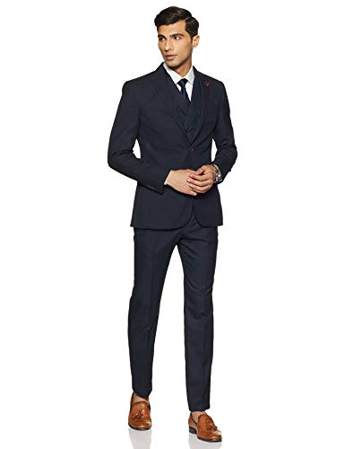 Image of Park Avenue Men's Poly Viscose Peak Lapel Suit