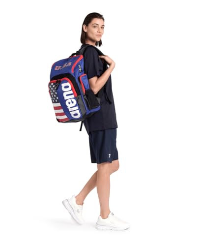 Image of Arena Spiky III Backpack 35 Unisex Travel Gym Rucksack for Men and Women, Training Gear Equipment Bag for Swimmers, 35 Liters