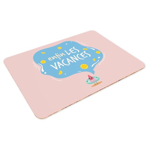 Napperons rose souples et faciles à nettoyer pour protéger la table des enfants