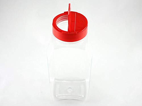 Burnt End Paper 2 Pack - 32 OZ Clear Plastic Spice Bottles Jars