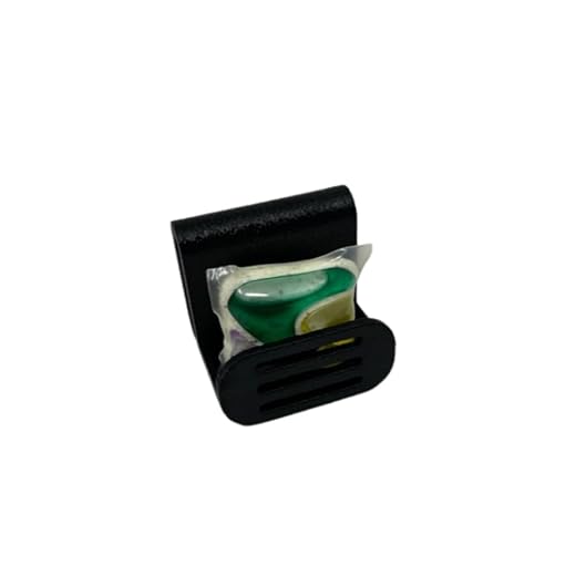 Dishwasher Pod Holder for Improved Dish Cleaning | Securely Place Pod in Compartment for Faster Activation | Made in USA (1-Pack, Black)