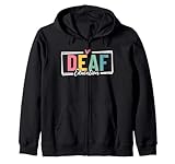 Gehörlosenbildung DHH-Lehrer Wertschätzung Lustiger Hörverlust Kapuzenjacke