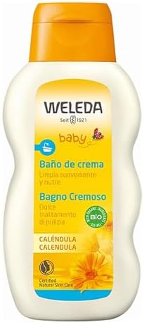 Weleda - Baño de Crema de Caléndula, Limpia Suavemente y Nutre, S...