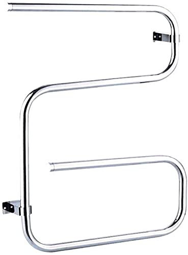 Calentador de Toallas de Pared, toallero eléctrico de Acero Inoxidable para baño, Hotel, 65 x 50 x 10 cm, enchufable (Color: enchufable)