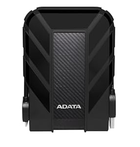 ADATA HD710 Pro - 2 TB, externe Festplatte mit USB 3.2 Gen.1, IP68-Schutzklasse schwarzlanglebig, wasserdicht und staubdicht mit militärischer Zähigkeit in mehrschichtigen Festplatten