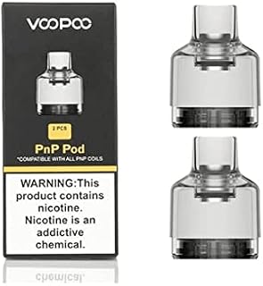 Drag X S Replacement PNP Pods for VooPoo VM1 VM4 VM5 VM6 Coils Vape Pod Tank No Nicotine 2ml Compatible with Ninja Vapes