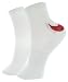 Nike Little Boy's 3-Pair Swoosh Logo Red Assorted Crew Socks Sz: 6-7 Fits 13C-3Y