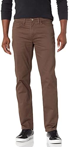 Dockers Men's Straight Fit Jean Cut All Seasons Tech Pants (Standard and Big & Tall), Smokey Hazelnut, 32W x 30L