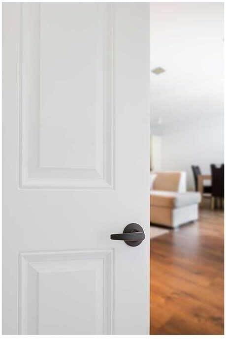 Kwikset 200DL-11PV1 Delta Passage Door Lock with New Chassis and 6AL Latch and RCS Strike Venetian Bronze Finish