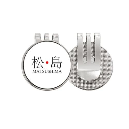 Marqueur de balle de golf en émail Matsushima design haut de gamme