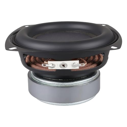 JINPIAOPIAO 4Inch 30W Heavy Bass Speakers 25Core Voice Coil 4Ohm Impedance Neodymium Magnets Systems Subwoofer ABS Metal Housing