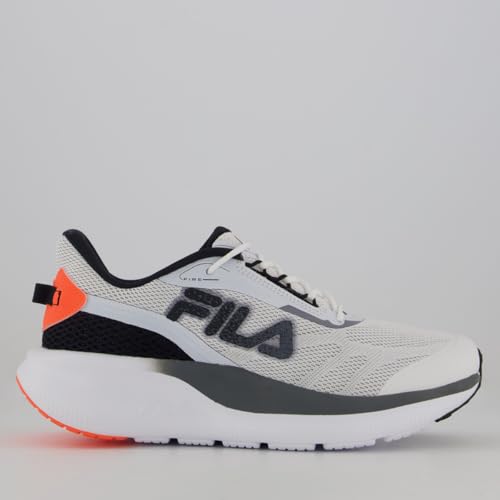 Tenis Fila Fire Masculino,Branco/Coral/Preto,41