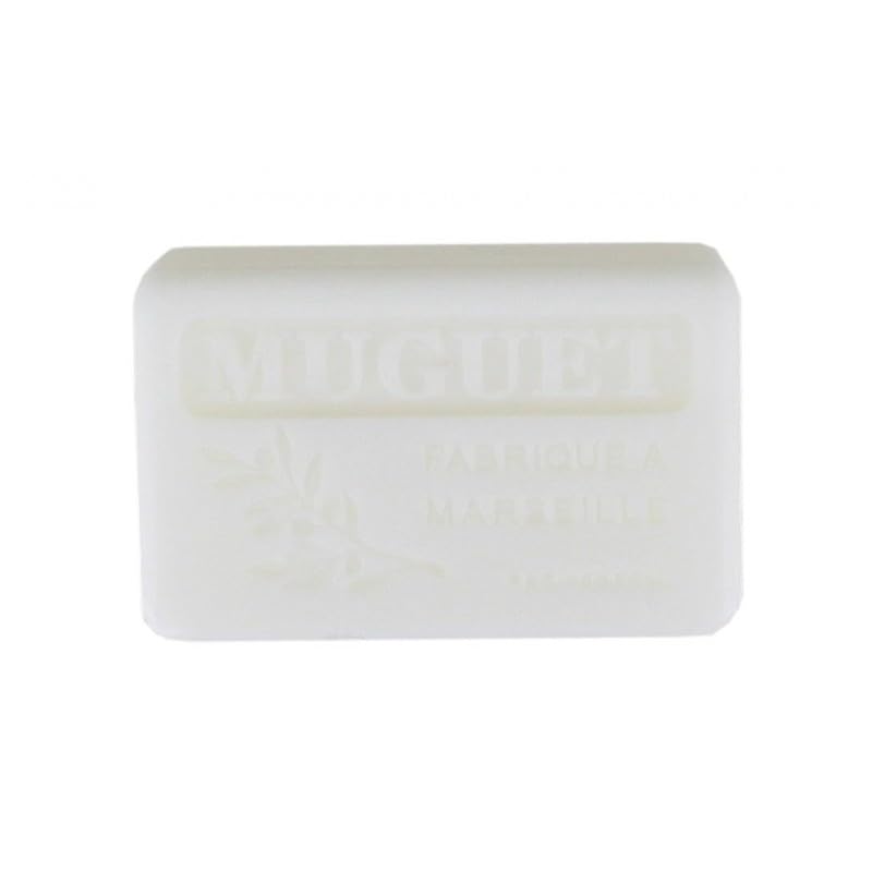 Savon de Marseille - 125 g - Convient à tous les types de peaux (Muguet)