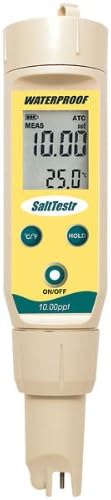 Oakton Waterproof Microprocessor SaltTestr 11 Pocket Meter, 0.0 to 10.00 ppt TDS Range