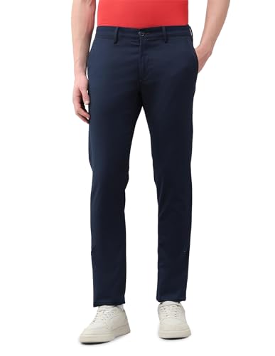 Image of U.S.Polo Association Men's Denver Slim Fit Textured Trousers