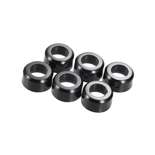 HOPESPANNER F77Z9G512AA / Fuel Injector Seal Adaptor/for Ford Explorer 1997-2010 / Durable/Metal / 6 Pcs/Black Replace Parts Vehicle Components