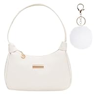 MLPKOI Umhängetasche Damen Handtaschen, Kleine Schultertasche Damen, Shopper Crossbody Bag, Y2k Handtasche, Achsel Tasche mit Schlüsselanhänger, Geschenk für Weihnachten und Geburtstag