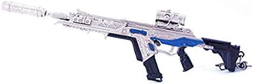 Games 1/6 Metal R301 Carbine Keychain Metal Model Action Figure Arts Toys Collection Party Gift