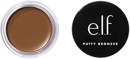e.l.f. Putty Bronzer, Creamy & Highly Pigmented Formula, Creates a Long-Lasting Bronzed Belle Glow, Infused with Argan Oil & Vitamin E, 0.35 Oz