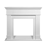 Marco para chimenea, color blanco