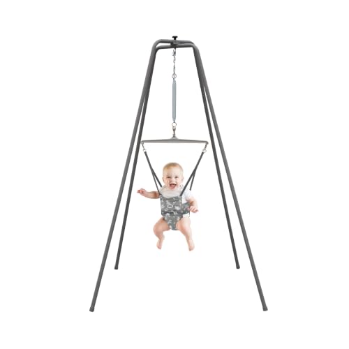 Jolly Jumper Elite Baby Exerciser - Grey Safari