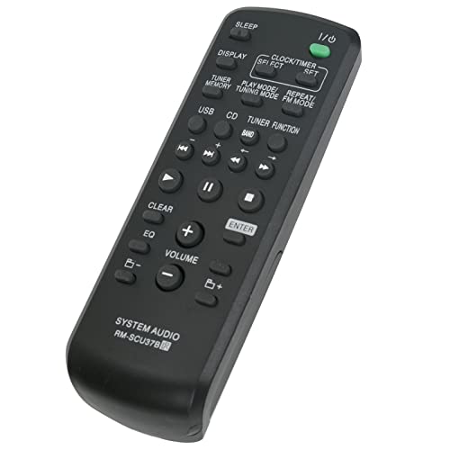 RM-SCU37B Replacement Remote Control Fit for Sony Micro Hi-Fi Component System CMT-FX205 CMT-BX5 CMT-EH25 CMT-EH26 CMT-EH55DAB CMT-FX200 HCD-CBX5 HCD-E25 HCD-EH25 HCD-EH26 HCD-EH55DAB ESX6 - Image 3