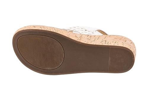 Image of Corkys Footwear Womens Carley Wedges, Featuring Corkys EVA Foam Cushioned Insoles, A 2.5 Inch Heel, Lightweight For All Day Wear, And Hook And Loop Closure