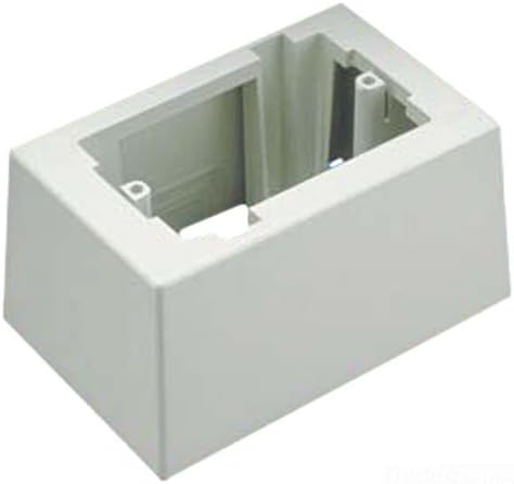 Graybar Panduit JB1DEI-A 1-Gang Deep Outlet Box, Electric Ivory