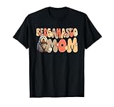 Bergamasker Hirtenhund Groovy World's best Bergamasco Mom T-Shirt